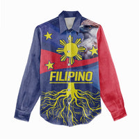 Personalized Filipino Roots Philippines Heritage Women Casual Shirt
