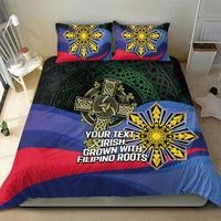 Personalized Irish Grown With Filipino Roots Bedding Set