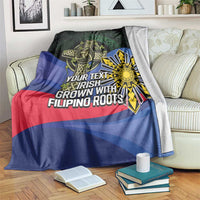 Personalized Irish Grown With Filipino Roots Blanket