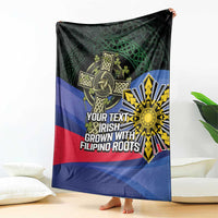 Personalized Irish Grown With Filipino Roots Blanket