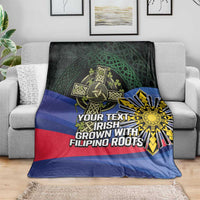Personalized Irish Grown With Filipino Roots Blanket