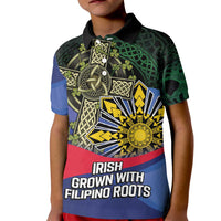 Personalized Irish Grown With Filipino Roots Kid Polo Shirt