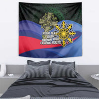 Personalized Irish Grown With Filipino Roots Tapestry
