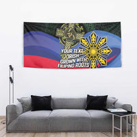 Personalized Irish Grown With Filipino Roots Tapestry
