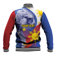 Personalized Philippines Eagle Week Baseball Jacket Filipino Eagle with Flag Motif