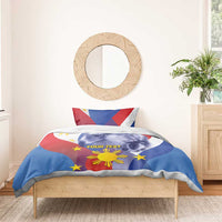 Personalized Philippines Eagle Week Bedding Set Filipino Eagle with Flag Motif