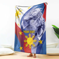 Personalized Philippines Eagle Week Blanket Filipino Eagle with Flag Motif