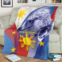 Personalized Philippines Eagle Week Blanket Filipino Eagle with Flag Motif
