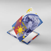 Personalized Philippines Eagle Week Canvas Wall Art Filipino Eagle with Flag Motif
