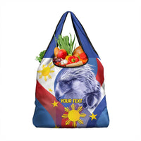 Personalized Philippines Eagle Week Grocery Bag Filipino Eagle with Flag Motif