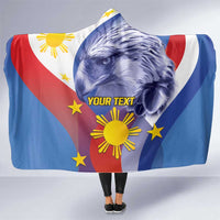 Personalized Philippines Eagle Week Hooded Blanket Filipino Eagle with Flag Motif