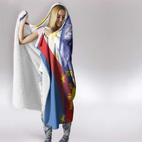 Personalized Philippines Eagle Week Hooded Blanket Filipino Eagle with Flag Motif