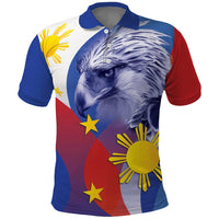 Personalized Philippines Eagle Week Polo Shirt Filipino Eagle with Flag Motif