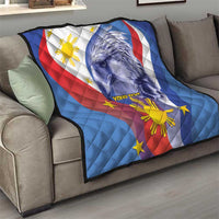 Personalized Philippines Eagle Week Quilt Filipino Eagle with Flag Motif