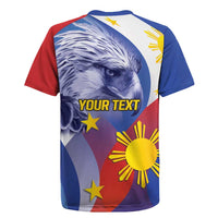 Personalized Philippines Eagle Week Rugby Jersey Filipino Eagle with Flag Motif