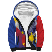 Personalized Philippines Eagle Week Sherpa Hoodie Filipino Eagle with Flag Motif