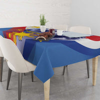Personalized Philippines Eagle Week Tablecloth Filipino Eagle with Flag Motif