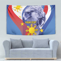 Personalized Philippines Eagle Week Tapestry Filipino Eagle with Flag Motif