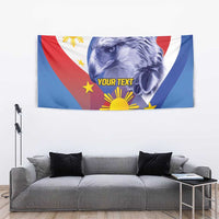 Personalized Philippines Eagle Week Tapestry Filipino Eagle with Flag Motif