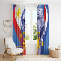 Personalized Philippines Eagle Week Window Curtain Filipino Eagle with Flag Motif