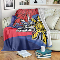 Personalized Welsh Grown With Filipino Roots Blanket