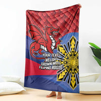 Personalized Welsh Grown With Filipino Roots Blanket