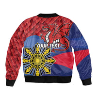 Personalized Welsh Grown With Filipino Roots Bomber Jacket