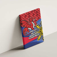 Personalized Welsh Grown With Filipino Roots Canvas Wall Art