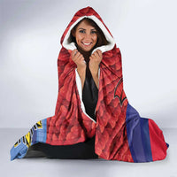 Personalized Welsh Grown With Filipino Roots Hooded Blanket