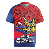 Personalized Welsh Grown With Filipino Roots Rugby Jersey