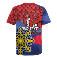 Personalized Welsh Grown With Filipino Roots Rugby Jersey