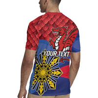 Personalized Welsh Grown With Filipino Roots Rugby Jersey