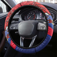 Welsh Grown With Filipino Roots Steering Wheel Cover