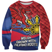 Personalized Welsh Grown With Filipino Roots Sweatshirt