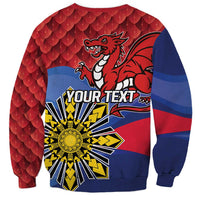 Personalized Welsh Grown With Filipino Roots Sweatshirt