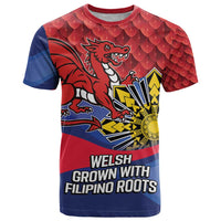 Personalized Welsh Grown With Filipino Roots T Shirt