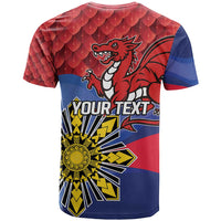 Personalized Welsh Grown With Filipino Roots T Shirt
