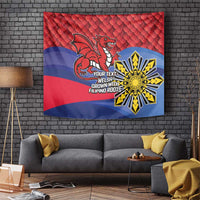 Personalized Welsh Grown With Filipino Roots Tapestry
