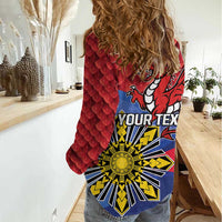 Personalized Welsh Grown With Filipino Roots Women Casual Shirt