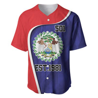 Belize Independence Day Baseball Jersey Since 1981 September 21 - Wonder Print Shop