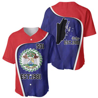 Belize Independence Day Baseball Jersey Since 1981 September 21 - Wonder Print Shop