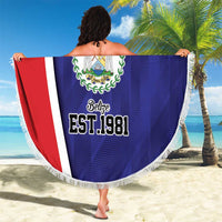 Belize Independence Day Beach Blanket Since 1981 September 21 - Wonder Print Shop