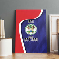 Belize Independence Day Canvas Wall Art Since 1981 September 21 - Wonder Print Shop