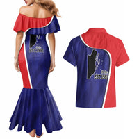 Belize Independence Day Couples Matching Mermaid Dress and Hawaiian Shirt Since 1981 September 21 - Wonder Print Shop