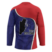 Belize Independence Day Hockey Jersey Since 1981 September 21 - Wonder Print Shop