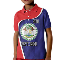 Belize Independence Day Kid Polo Shirt Since 1981 September 21 - Wonder Print Shop