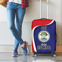 Belize Independence Day Luggage Cover Since 1981 September 21 - Wonder Print Shop
