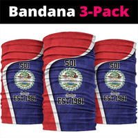 Belize Independence Day Neck Gaiter Since 1981 September 21 - Wonder Print Shop