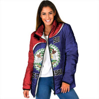 Belize Independence Day Padded Jacket Since 1981 September 21 - Wonder Print Shop