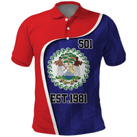 Belize Independence Day Polo Shirt Since 1981 September 21 - Wonder Print Shop
